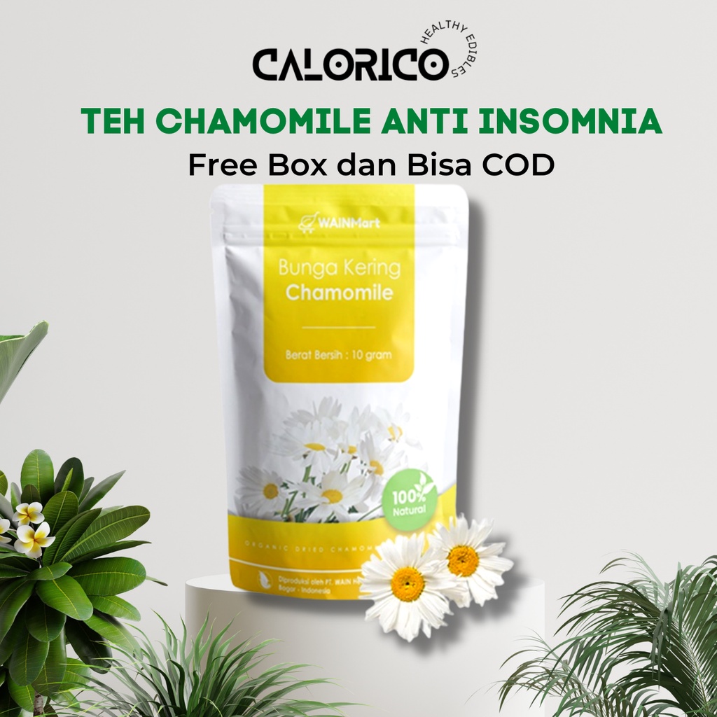

Teh Bunga Chamomile Tea - Teh Camomile Celup Tea - Herbal Tea Drink Teh Insomnia Untuk Susah Tidur