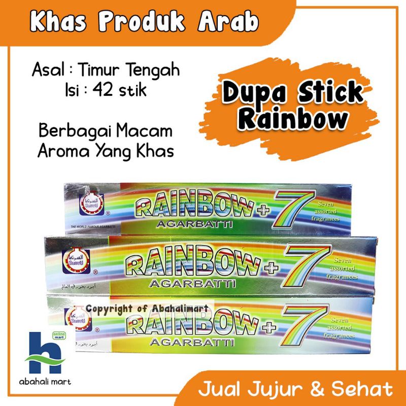Dupa stick rainbow 7 aroma
