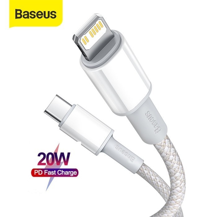 Baseus Original Kabel Data High Density TYPE C TO LIGHTNING 20W Data Cable Iphone 11 12 13 Ori Fast Charging Quick Charge PD