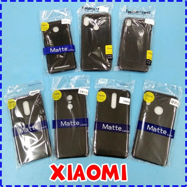 Case Black Matte REDMI 7 7A 8 8A / 8A PRO MI 8 LITE XIAOMI REDMI NOTE 10 PLUS PRO Soft HITAM