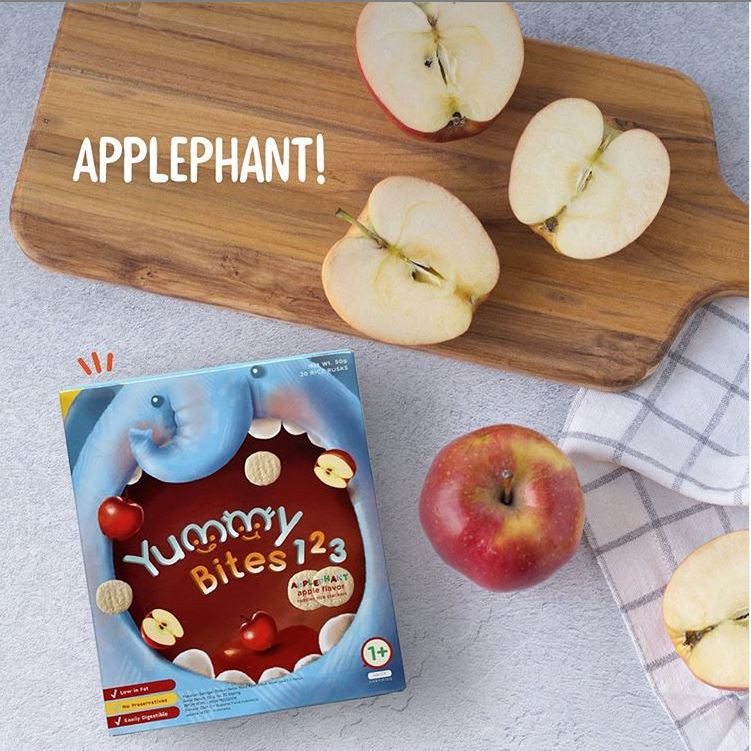 YUMMY BITES 123 50 gr (SNACK BAYI USIA 1,2,3 TAHUN) / Yummy Bites 123