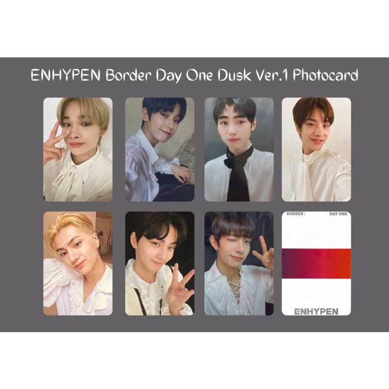 ENHYPEN Border Day One Dawn ver Photocard / PC (Unofficial)