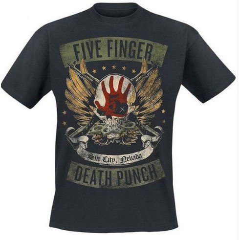 Kaos Oblong Distro Five Finger Death Punch