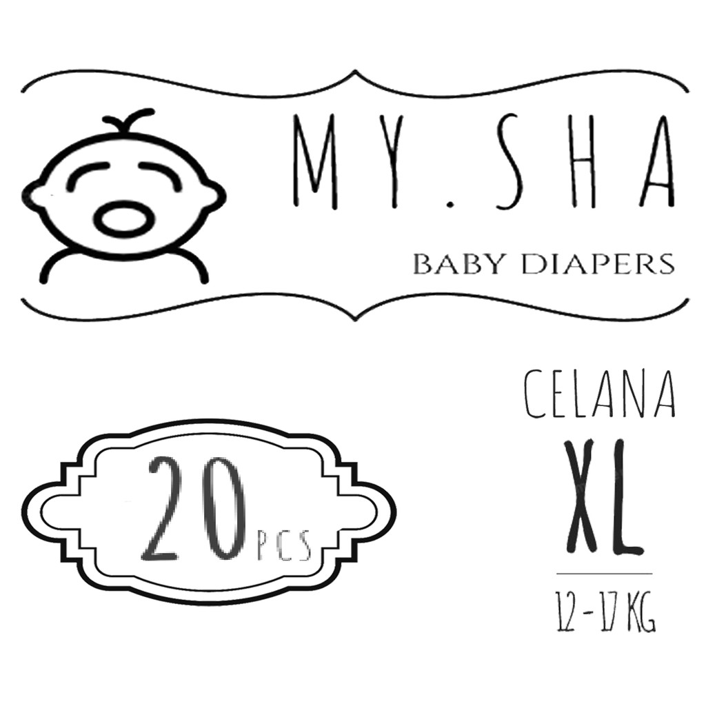 Popok XL20 type Celana curah Mamamia/Yoa/fluffy pampers diapers pants