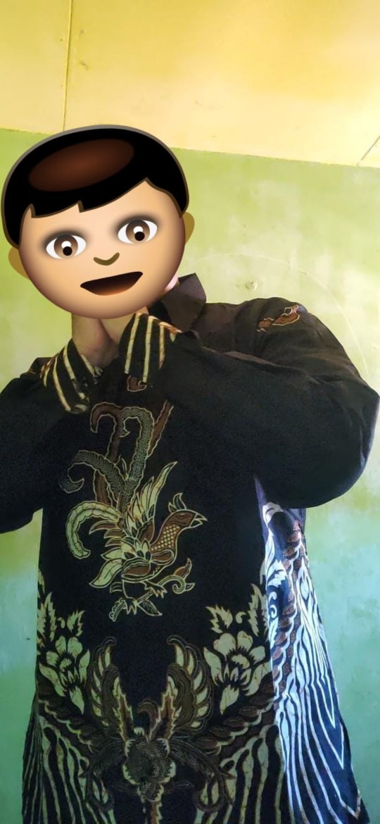 Kemeja Batik Pria Distro Batik Motif Ayam Ketawa M L Xl