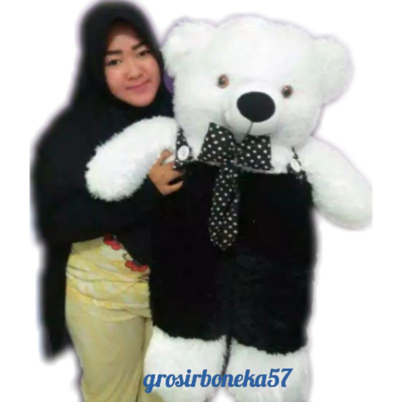 boneka jojon jumbo hitam putih murah
