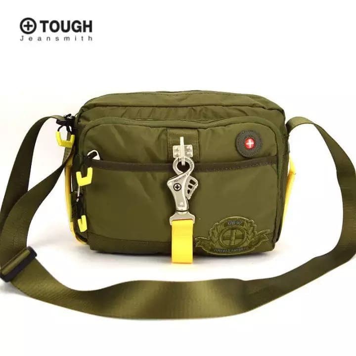 Promo! TAS SELEMPANG PRIA TOUGH JEANSMITH 5552 TAS SELEMPANG ARMY Murah!