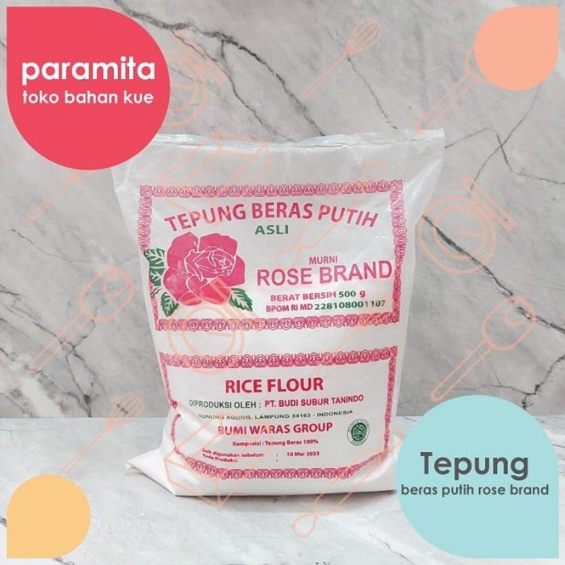 Rose Brand Tepung Beras 500gr