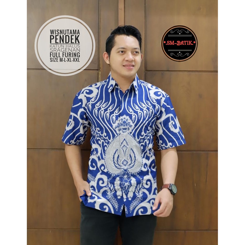 WISNUTAMA SM BATIKSOLOAMANAH KEMEJA BAJU BATIK PRIA SOLO LENGAN PENDEK PANJANG LAPIS FURING ATASAN BATIK PREMIUM MODERN KATUN HALUS CENDRAWASIH KUNING CENDRAWASIH UNGU BANGAU LEMON WISAKA MERAH PARANG KAWIBAWAN PERMANA MERAH BANGAU LEMON PANJI LESMONO