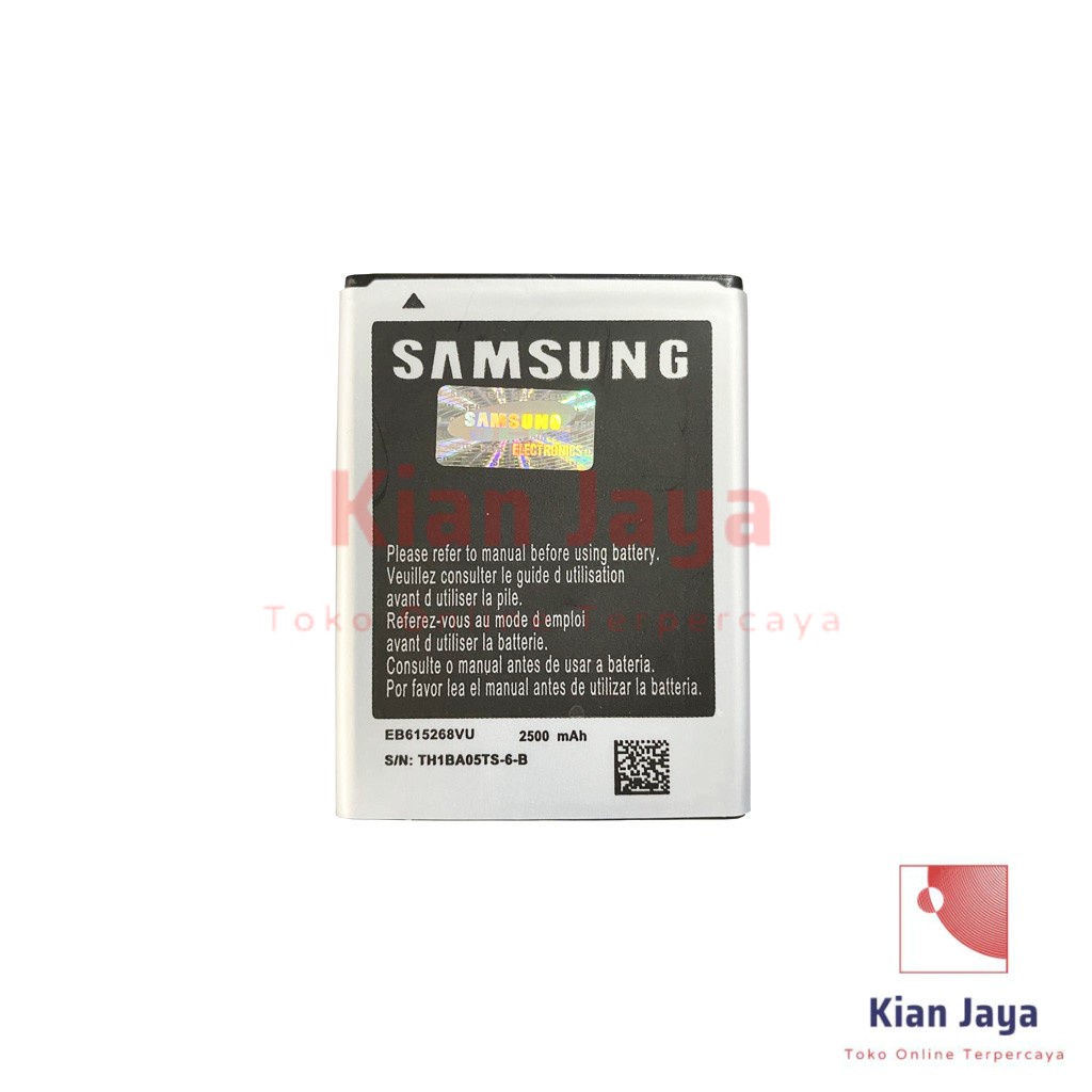 Baterai Samsung Galaxy Note N7000 I9220 Original OEM Batre Batrai Battery Hp EB615268VU Ori