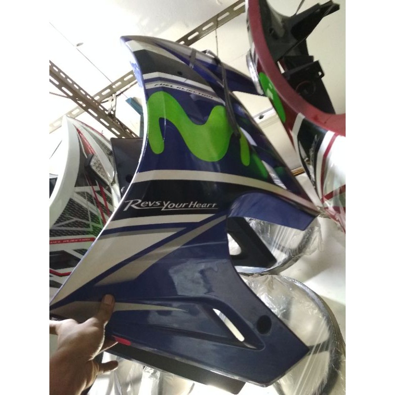 Fairing samping Yamaha Vixion NVL/NVA Biru Movistar