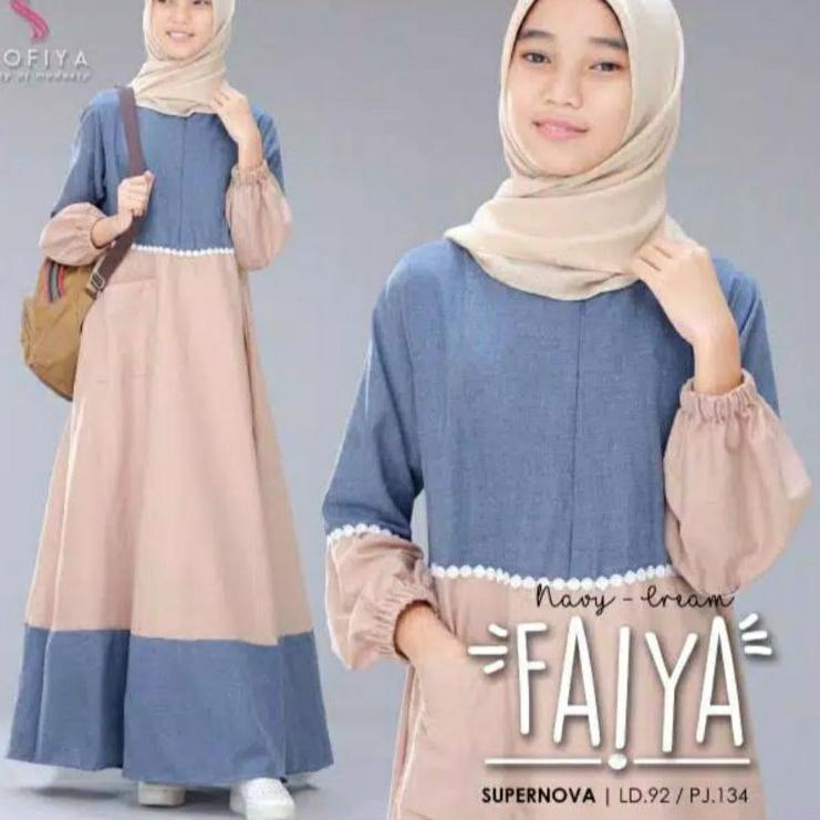 Ky Gamis Remaja 14 25 Tahun Katun Supernova Adem Dress Faiya Toko Baju 88 Faiya Murah Banget Shopee Indonesia