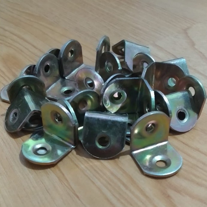 Siku Rak Verseng Plat Siku L Besi 2x2 cm Penyangga Kayu Ambalan Besi L Bracket Siku Penyangga Sudut