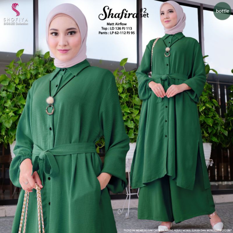 Setelan Wanita Jumbo Shafira #2 Set Original by Shofiya Bigsize / One Set Jumbo Premium Berkualitas-6