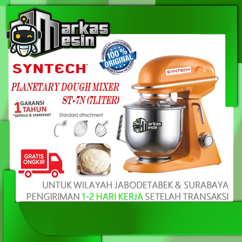 Mesin Pengaduk Adonan Kue 7Liter Planetary Mixer SYNTECH ST-7B