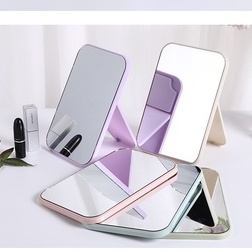 Cermin Meja Cermin Rias Simple Portable Mirror Kaca Meja Make Up Aesthetic Ala Korea Minimalis Desktop Mirror