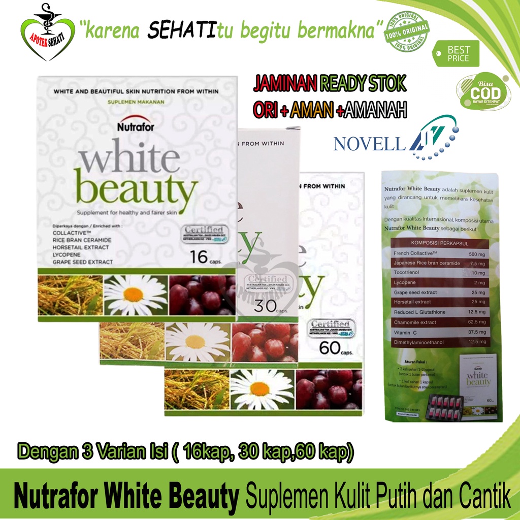 Nutrafor White Beauty Suplemen Kesehatan Kulit dan Anti Aging