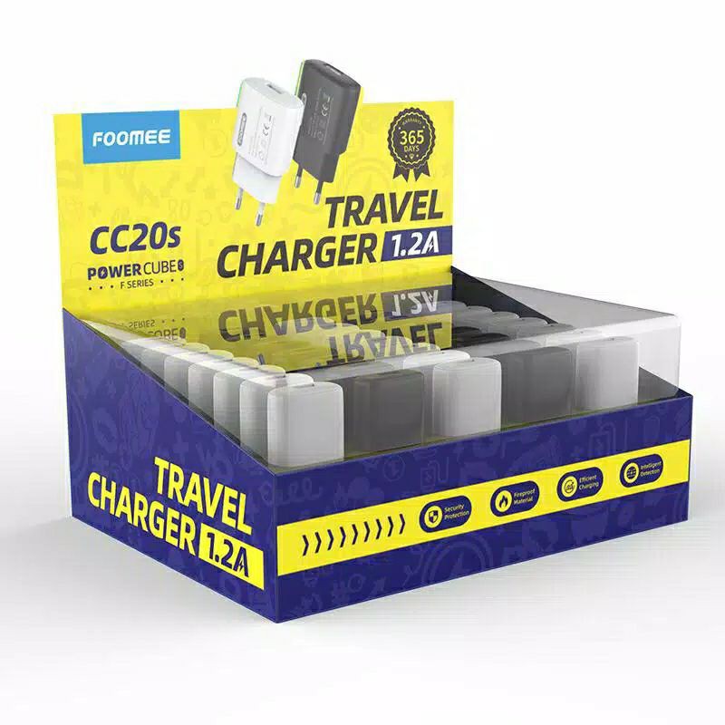 Foomee CC20s Travel Charger 1.2A