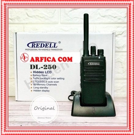 JUAL HT REDELL DL250 DL-250 DL 250 VHF SINGLEBAND ORIGINAL RESMI
