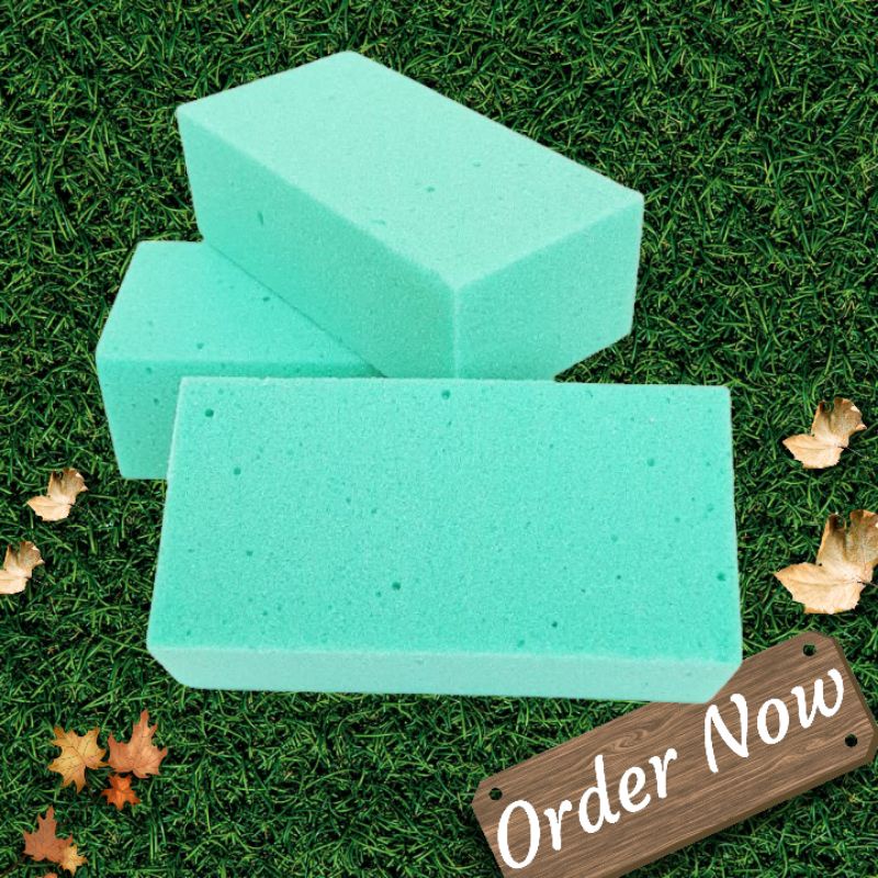 Floral Foam Kering dan Basah Busa Bunga Spons Gabus Oasis Hijau Bunga Artificial Dekorasi Pernikahan