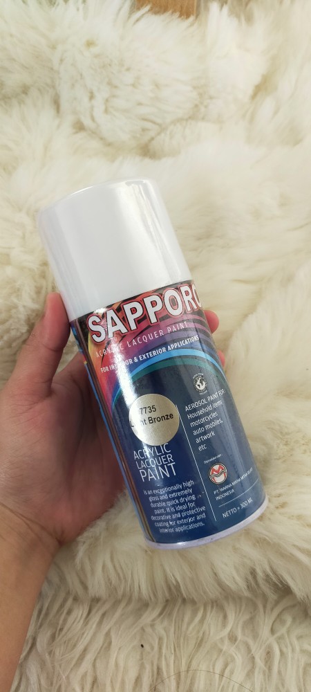 Sapporo Spray 7735 Light Bronze Cat Semprot 300ml