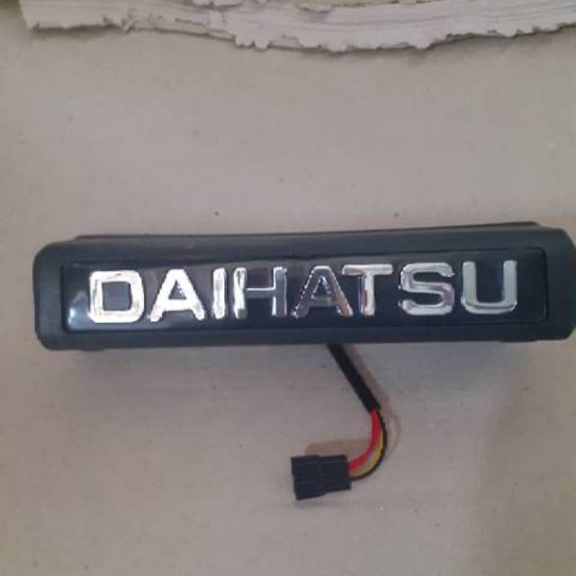 Aksesoris lampu plat nomor daihatsu taft gt,hiline,feroza,rocky