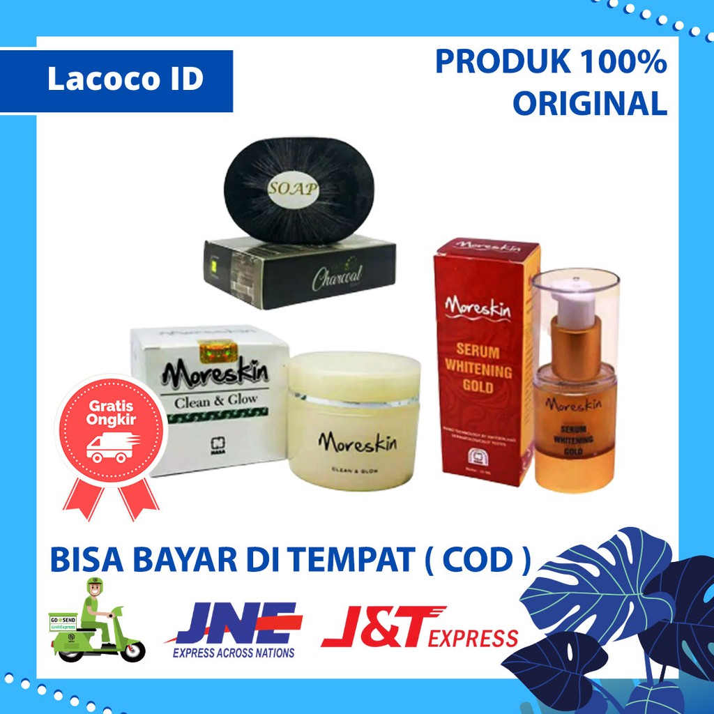 Moreskin Paket Penghilang Flek Hitam MORESKIN UNTUK FLEK HITAM CLEAN & GLOW NASA