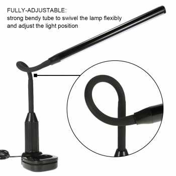 Murah Lampu Meja LED Eye Protection Desk Lamp Clip 24 LED 5W - L1515W