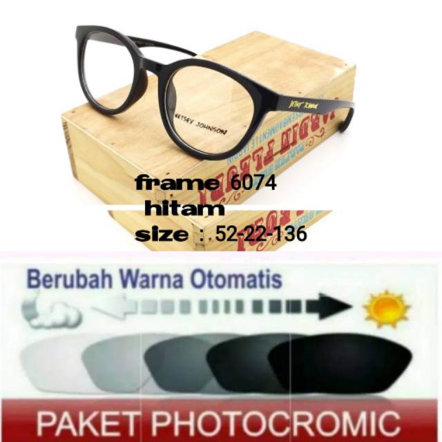 Frame Kacamata Anti UV Kaca mata Anti Radiasi + PHOTOCROMIC / PHOTO GREY Minus Plus dan Baca