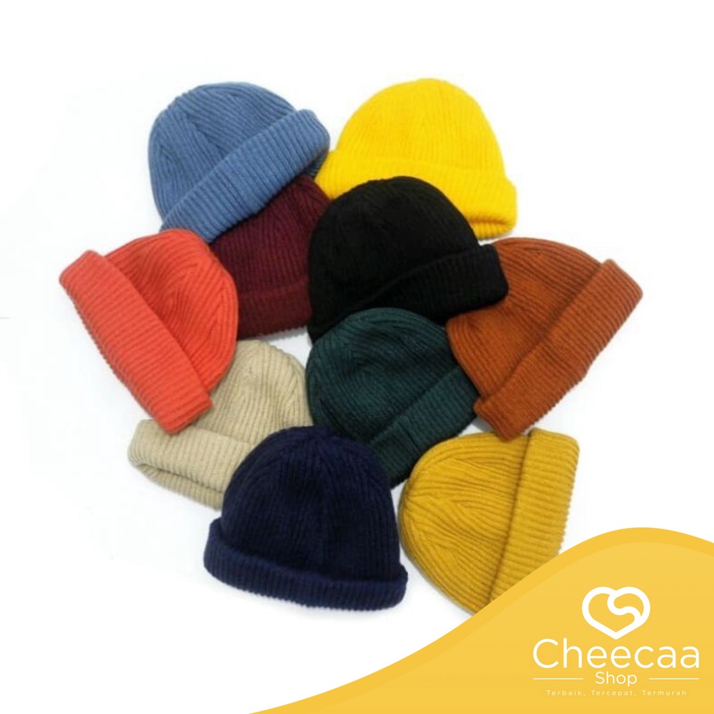 CC ( TP1) Topi Beanie Hat Dewasa Kupluk Rajut Penghangat Kepala