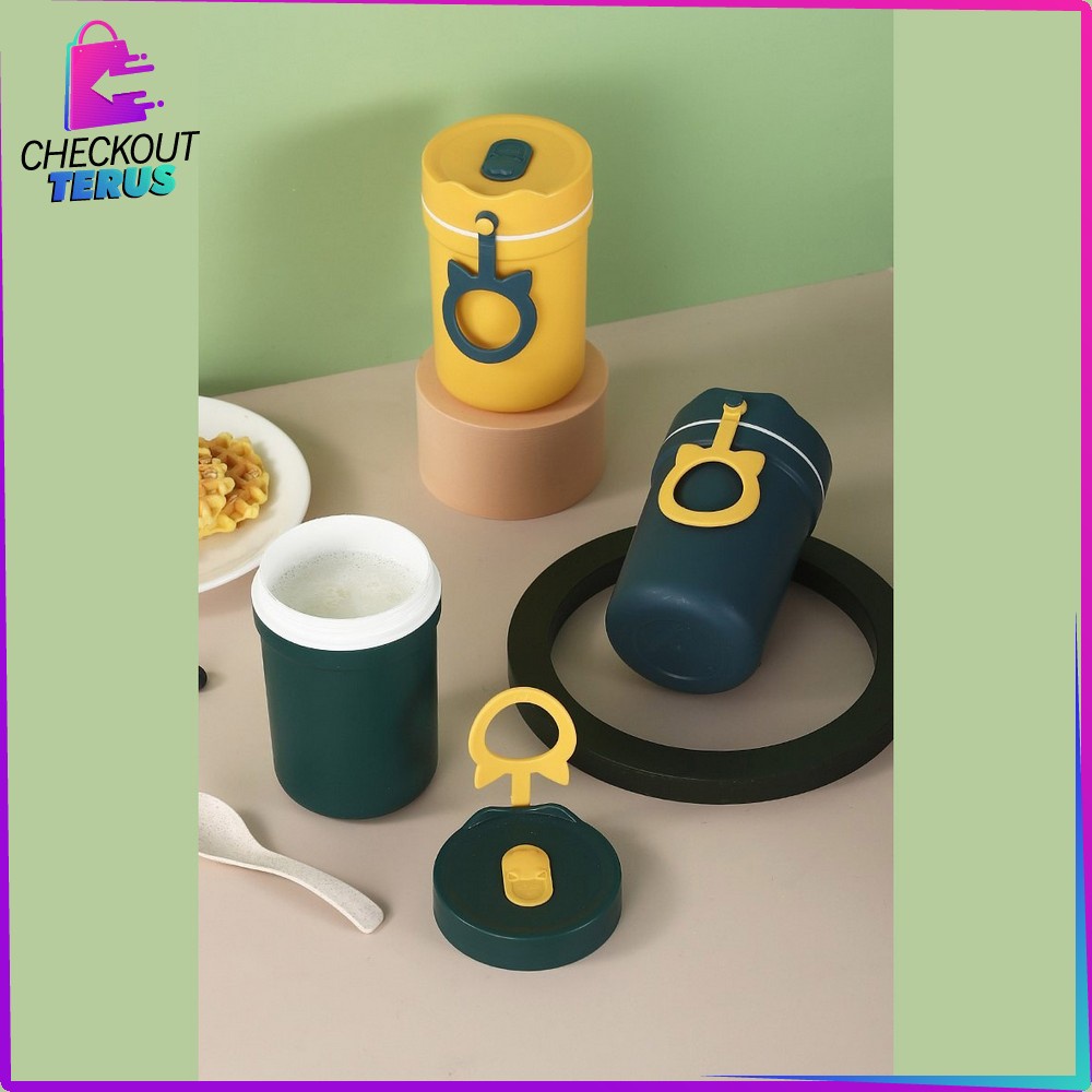 CT C377 Breakfast Cup Portable Tempat Sup Bubur  Anti Tumpah Soup Cup Kontainer Tempat Bekal Makanan Tempat Sarapan