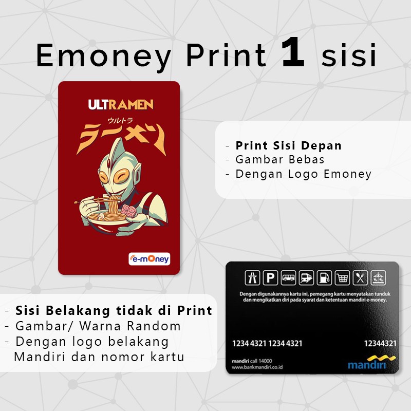 Ultramen - Uang Elektronik Kartu Flazz BCA Gen 2 / Emoney E-money Etoll E-toll Mandiri / BRI Brizzi / BNI Tapcash