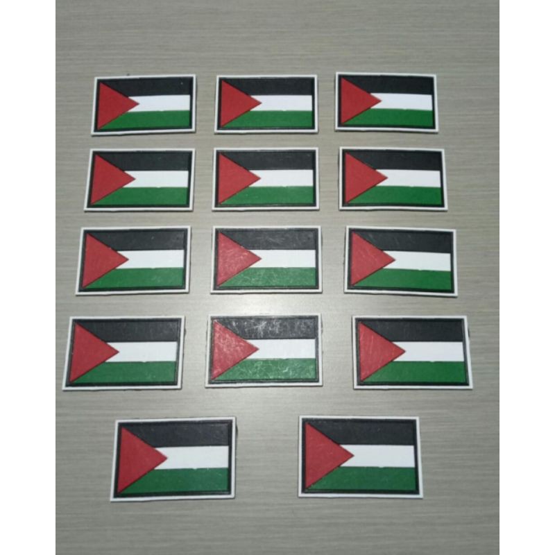 Patch Rubber Bendera Palestina, Tauhid, Save Palestine, &amp; Turkey