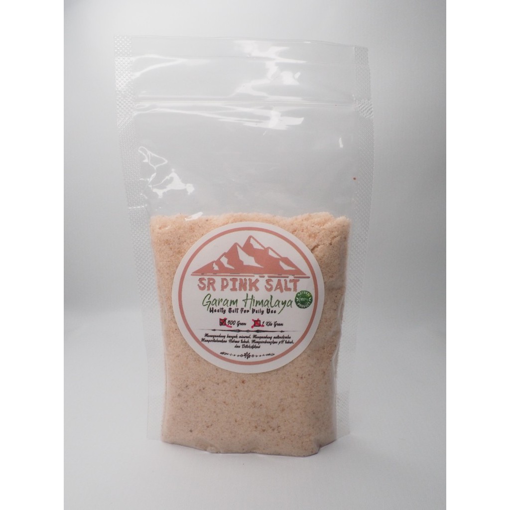 

Natural 100% Himalayan Salt Garam Himalaya 250 Gr Pink Salt Garem