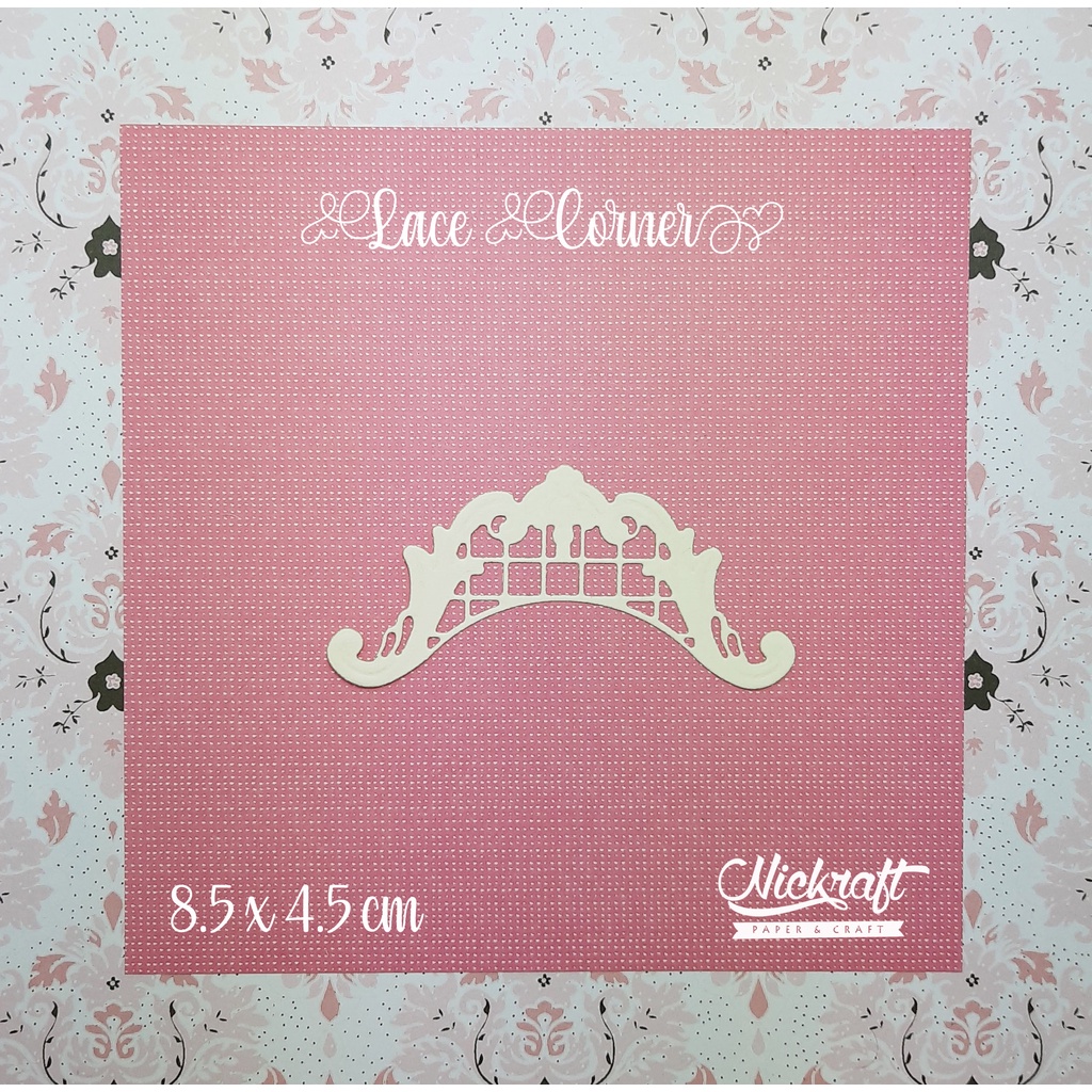 

LACE CORNER (Joy! Crafts) - Bahan Scrapbook Swirl Sudut Kertas