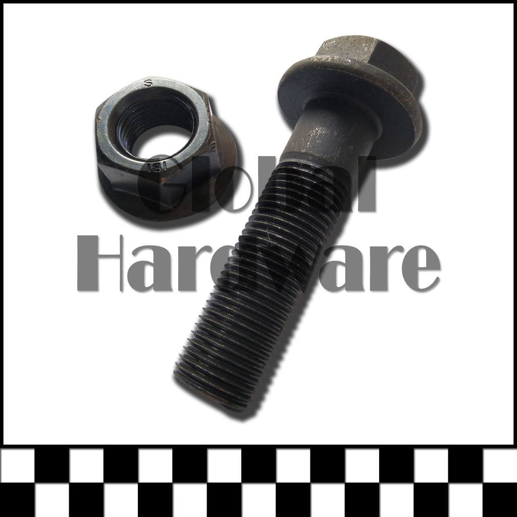 Nut Bolt - Lock Nut - Mur Baut - Baut Mur Baja 10.9 - M16 x L60 x N18