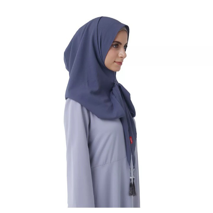 Zoya instan smart hijab Liliana ready hitam & maroon ☆SALE☆