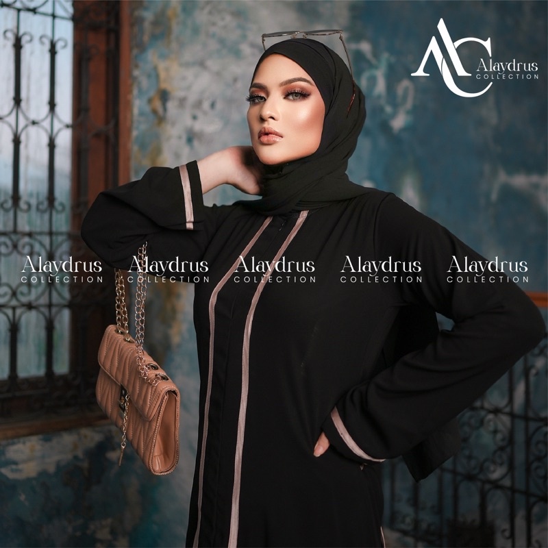 New Abaya Gamis Maxi Dress Arab Saudi Bordir Zephy Turki Umroh Dubai Turkey India Wanita Hitamjo 408