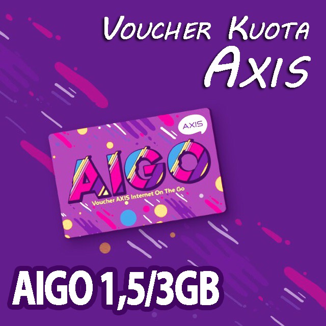 Voucher Axis 1,5GB 3 Hari