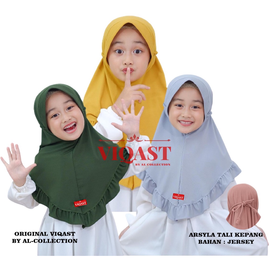 JILBAB ANAK TK ARSYLA TALI KEPANG ROPEL PREMIUM ORI VIQAST 3 TAHUN SAMPAI 7 TAHUN JILBAB ANAK TK KERUDUNG ANAK PEREMPUAN HIJAB TK JILBAB TK TERBARU TERLARIS BERKWALITAS