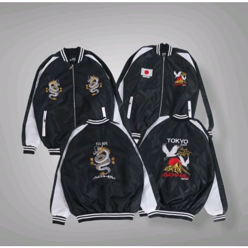 JAKET SUKAJAN MOTIF NAGA DAN JEPANG