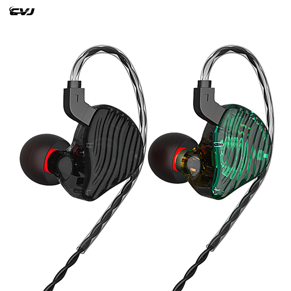 Earphone In Ear CVJ CSE 2BA+1DD Hybrid 4 Core HIFI+Sambungan 2PIN 0.75MM ZSX ZS10PRO BL03 BL05 BA5