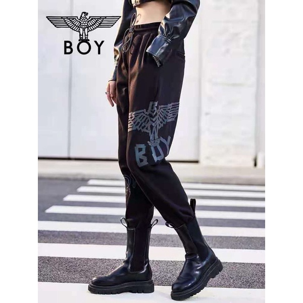 BOY85 CELANA JOGGER BOY LONDON PRIA WANITA ASIA EROPA REFLEKTIF RAINBOW WINGS