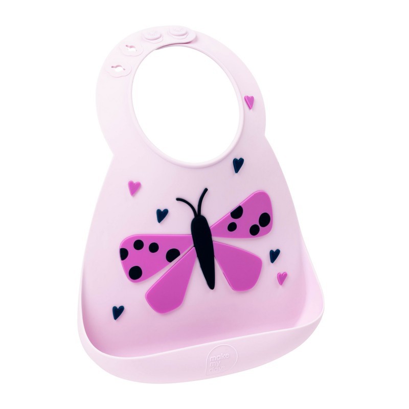 Make My Day Baby Bib - Butterfly