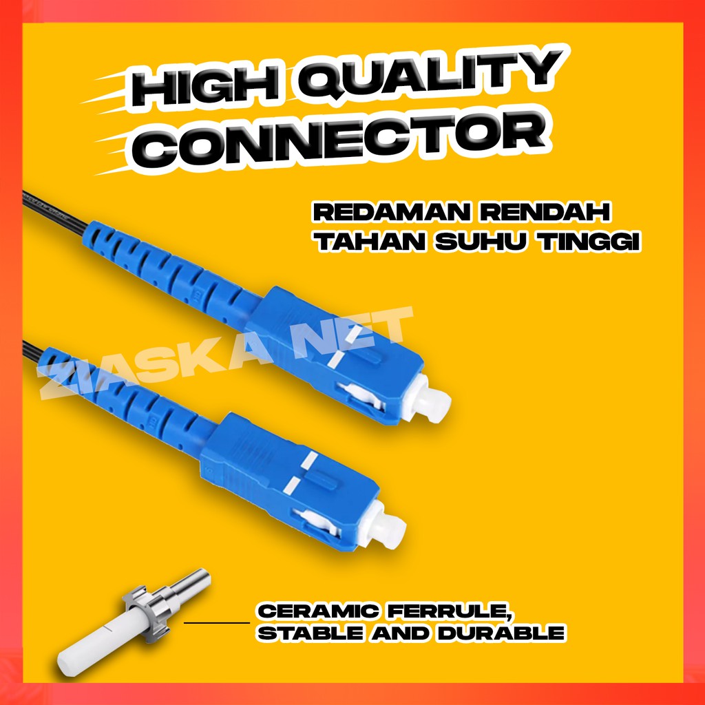 Kabel Fiber Optic 150M 3 seling 1Core Precon Dropcore