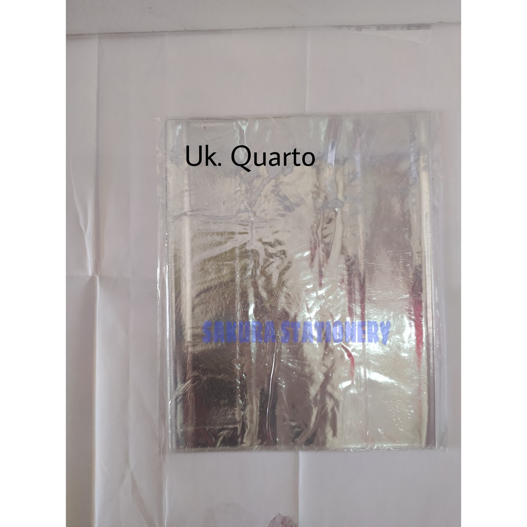 

Sampul Plastik Mika Buku Quarto Pack