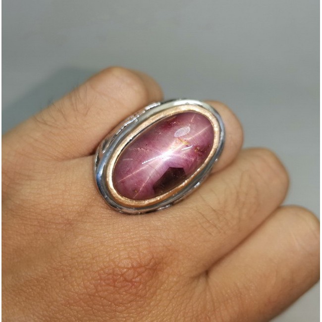 Batu Cincin Ruby Asli Star Mayung Tajam Bagus Asli