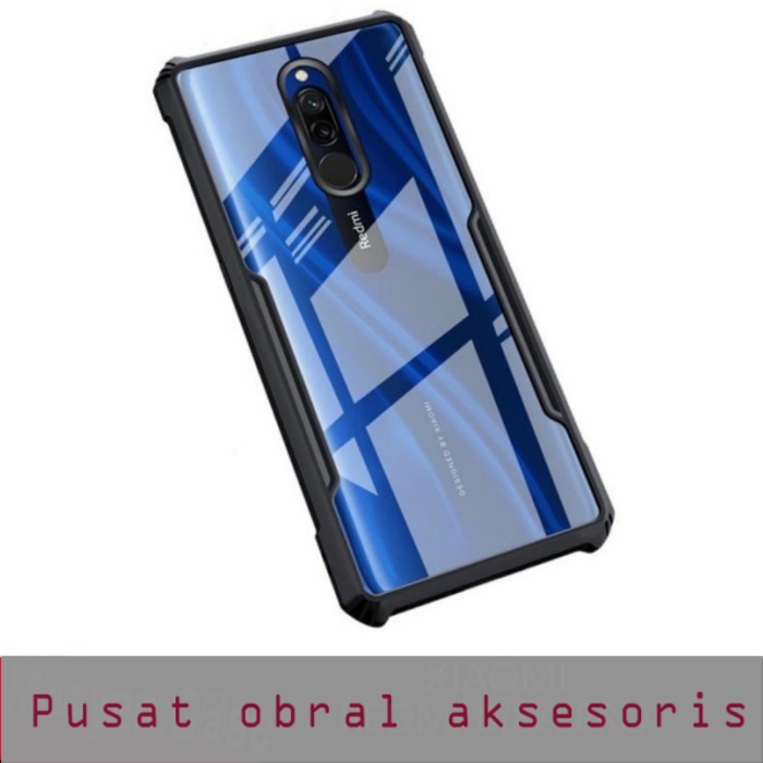 S/P- CASING CASE XIAOMI REDMI 8 SHOCKPROOF ARMOR TRANCASE SPARENT PREMIUM CASE SP