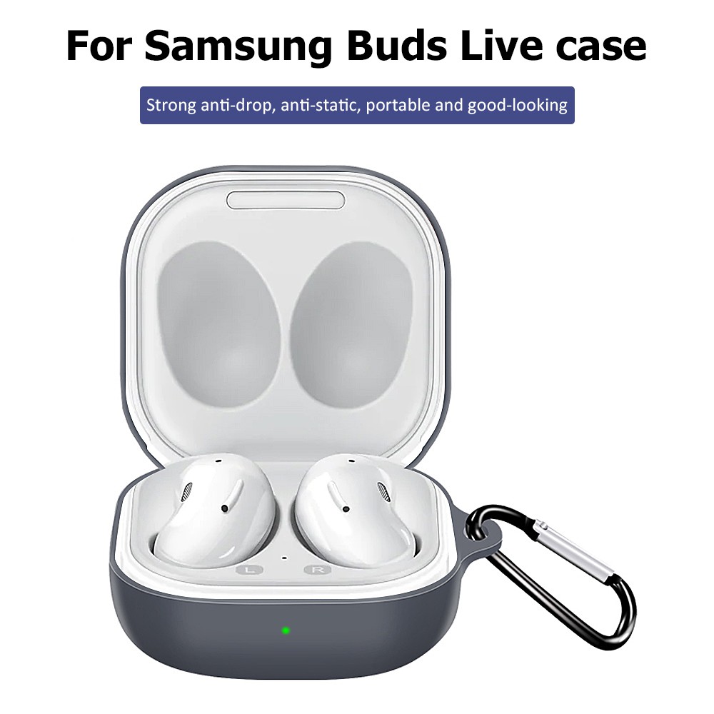 Soft Case Silikon TWS Samsung Galaxy Buds Live / Buds Pro / Buds 2 / Buds 2 Pro / Buds Fe + carabiner