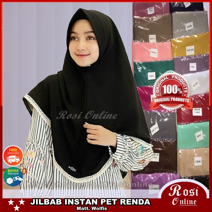 Jilbab Renda / Audi renda jumbo HIJAB audy renda KERUDUNG renda audy JILBAB renda pinguin INSTAN